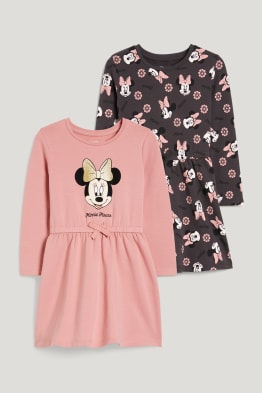 Pack de 2 - Minnie Mouse - vestidos de felpa