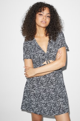 CLOCKHOUSE - fit & flare dress - patterned
