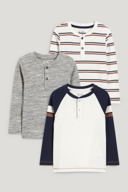 Pack de 3 - camisetas de manga larga