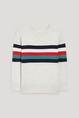 Pullover - gestreift