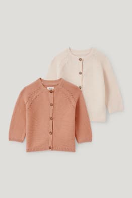 Set van 2 - babyvest, gebreid