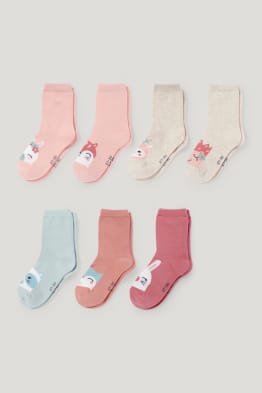 Multipack 7er - Tiere - Socken mit Motiv