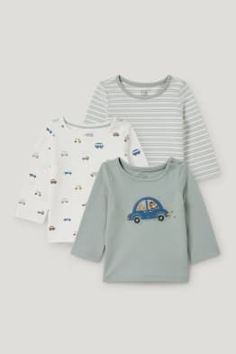 Multipack of 3 - baby long sleeve top