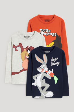 Multipack 3er - Looney Tunes - Langarmshirt