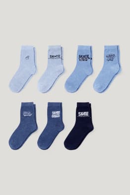 Multipack 7 perechi - skater - șosete cu motive