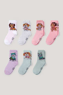 Multipack 7er - Paw Patrol - Socken mit Motiv
