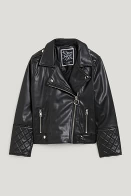 Bikerjacke - Lederimitat