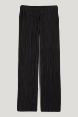 Plissee-Hose - High Waist - Palazzo