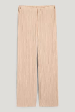 Pantalon plissé - high waist - palazzo