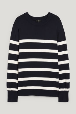 Pullover - gestreift