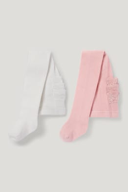 Confezione da 2 - calzamaglia per neonate
