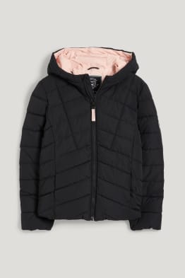 Steppjacke mit Kapuze