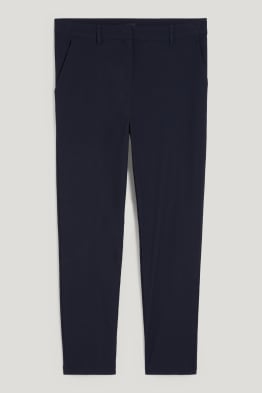Cloth trousers - mid-rise waist - slim fit