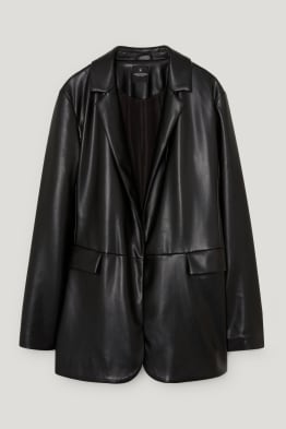 CLOCKHOUSE - blazer - regular fit - similicuir