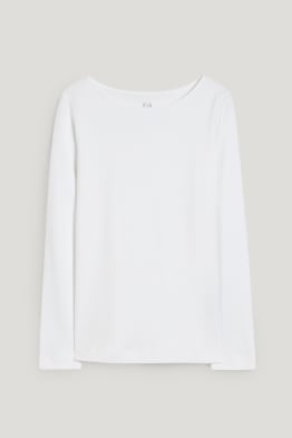 Camiseta básica de manga larga