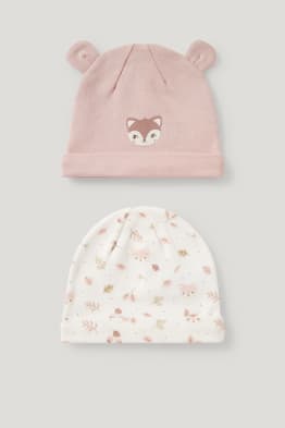 Lot de 2 - bonnets pour bébé