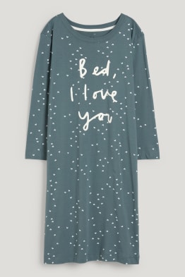 Chemise de nuit - à motif