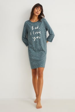 Chemise de nuit - à motif