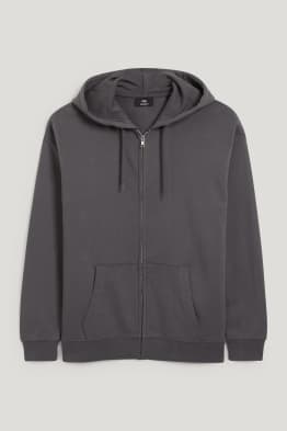 Rozpinana bluza z kapturem