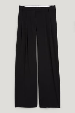 CLOCKHOUSE - pantalons de tela - mid waist - wide leg