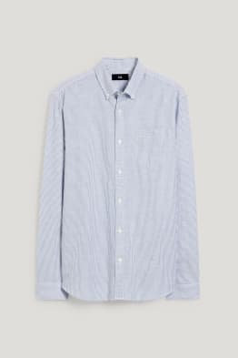 Oxford Hemd - Slim Fit - Button-down - gestreift
