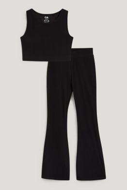 Ensemble - top et pantalon en jersey de sport - 2 pièces