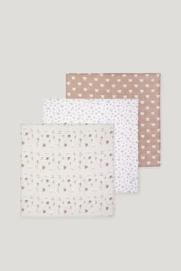 Multipack 3er - Baby-Musselin-Tuch