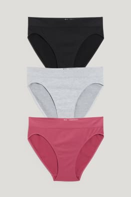 Lot de 3 - culottes - sans coutures