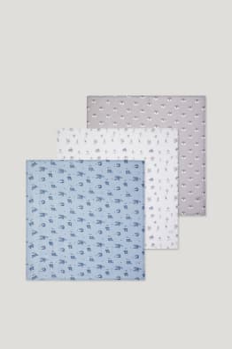 Multipack of 3 - baby muslin square