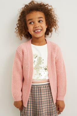 Einhorn - Set - Langarmshirt und Strickjacke - 2 teilig