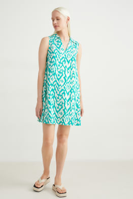 Rochie tip bluză - cu model