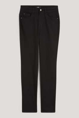Pantalon en toile - high waist - slim fit