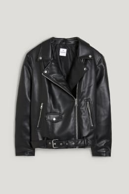 CLOCKHOUSE - blouson motard - similicuir