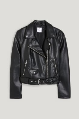 CLOCKHOUSE - giacca stile motociclista - similpelle
