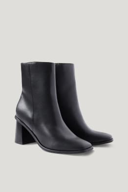 Ankle boots - faux leather