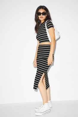 CLOCKHOUSE - skirt - striped