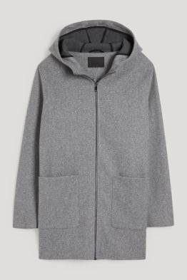 Manteau à capuche