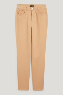 Spodnie materiałowe - wysoki stan - slim fit
