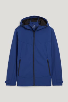 Giacca softshell con cappuccio - 4 Way Stretch