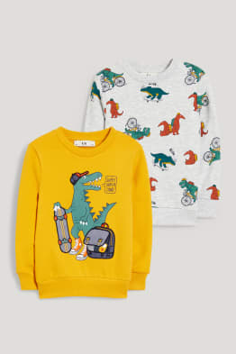 Pack de 2 - dinosaurios - sudaderas