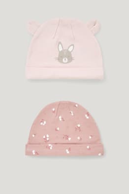 Lot de 2 - bonnets pour bébé