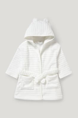Baby-Bademantel mit Kapuze