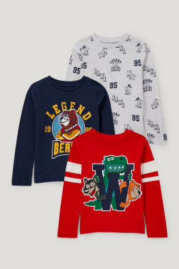 Pack de 3 - camisetas de manga larga