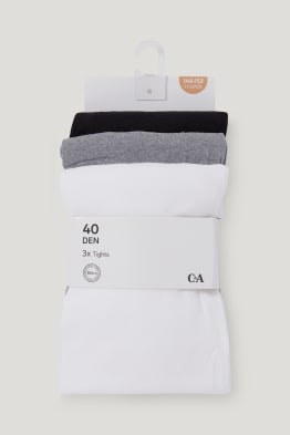 Lot de 3 - collants fins - 40 DEN