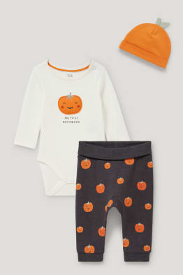 Halloweenský outfit pro miminka - 3dílný