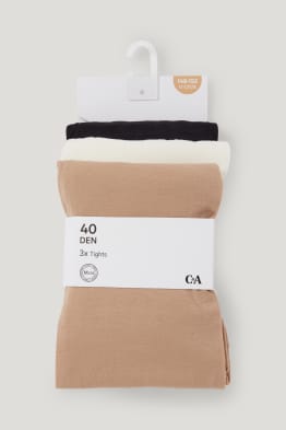 Multipack 3 ks - silonky - 40 DEN