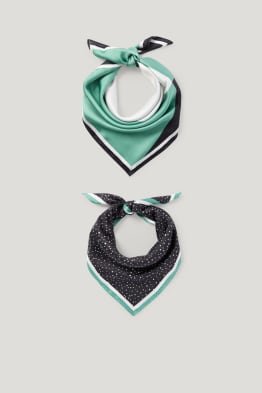Confezione da 2 - foulard - fantasia