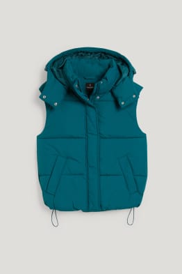 CLOCKHOUSE - gewatteerde bodywarmer met capuchon
