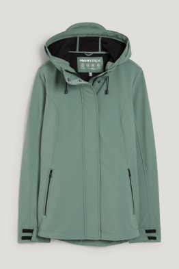 Giacca soft shell con cappuccio - 4 Way Stretch