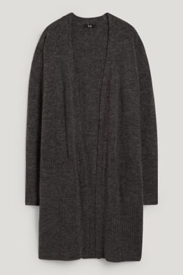 Long gilet en maille